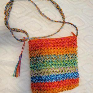Straw Crossbody Bag